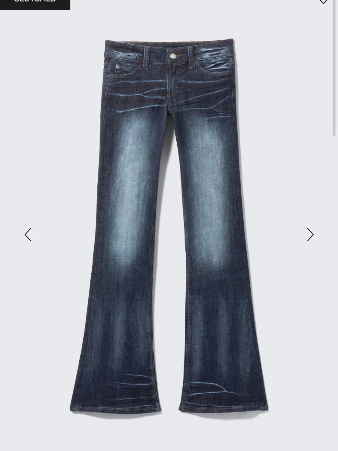 Blå bootcut jeans från Cheap Monday