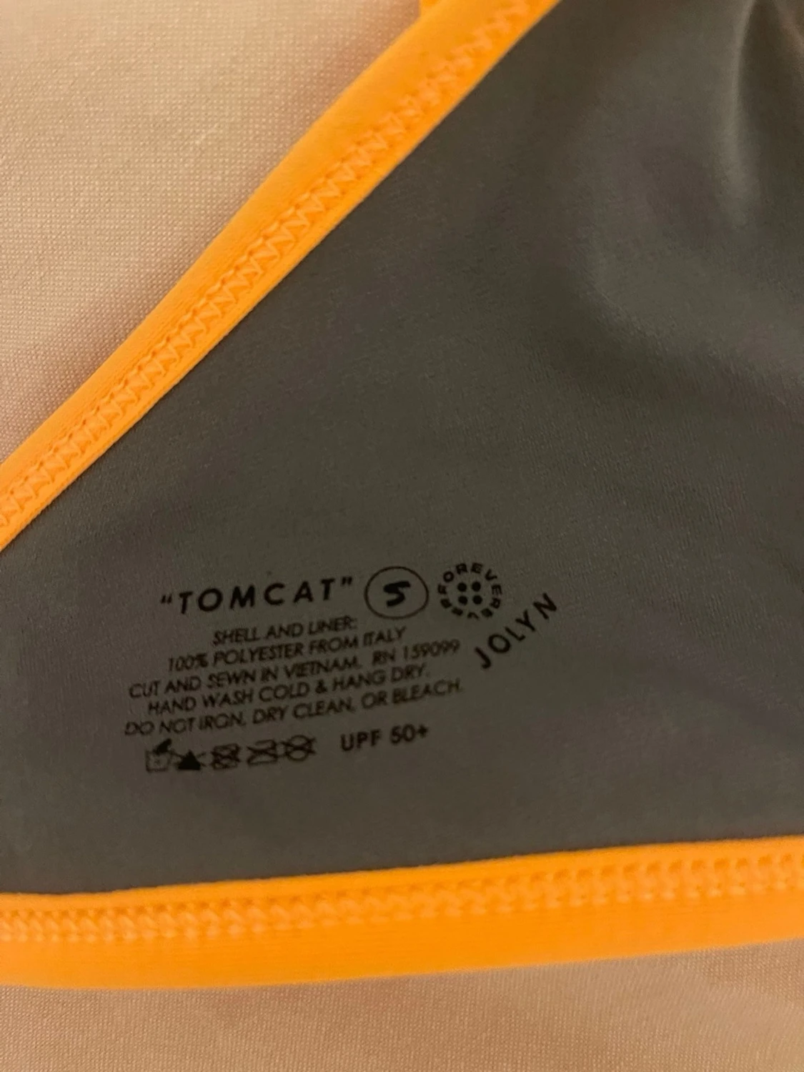 Gul bikiniöverdel från Jolyn - 2