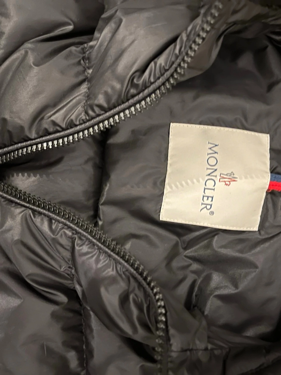 Svart Moncler Agay Giubbotto - 1