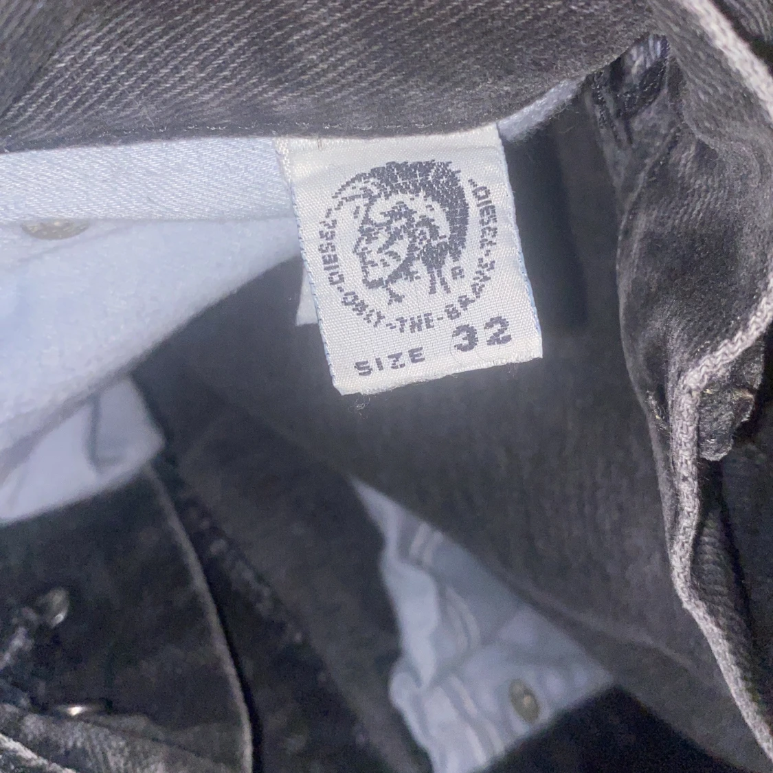 Svarta Diesel jeans straight fit - 2