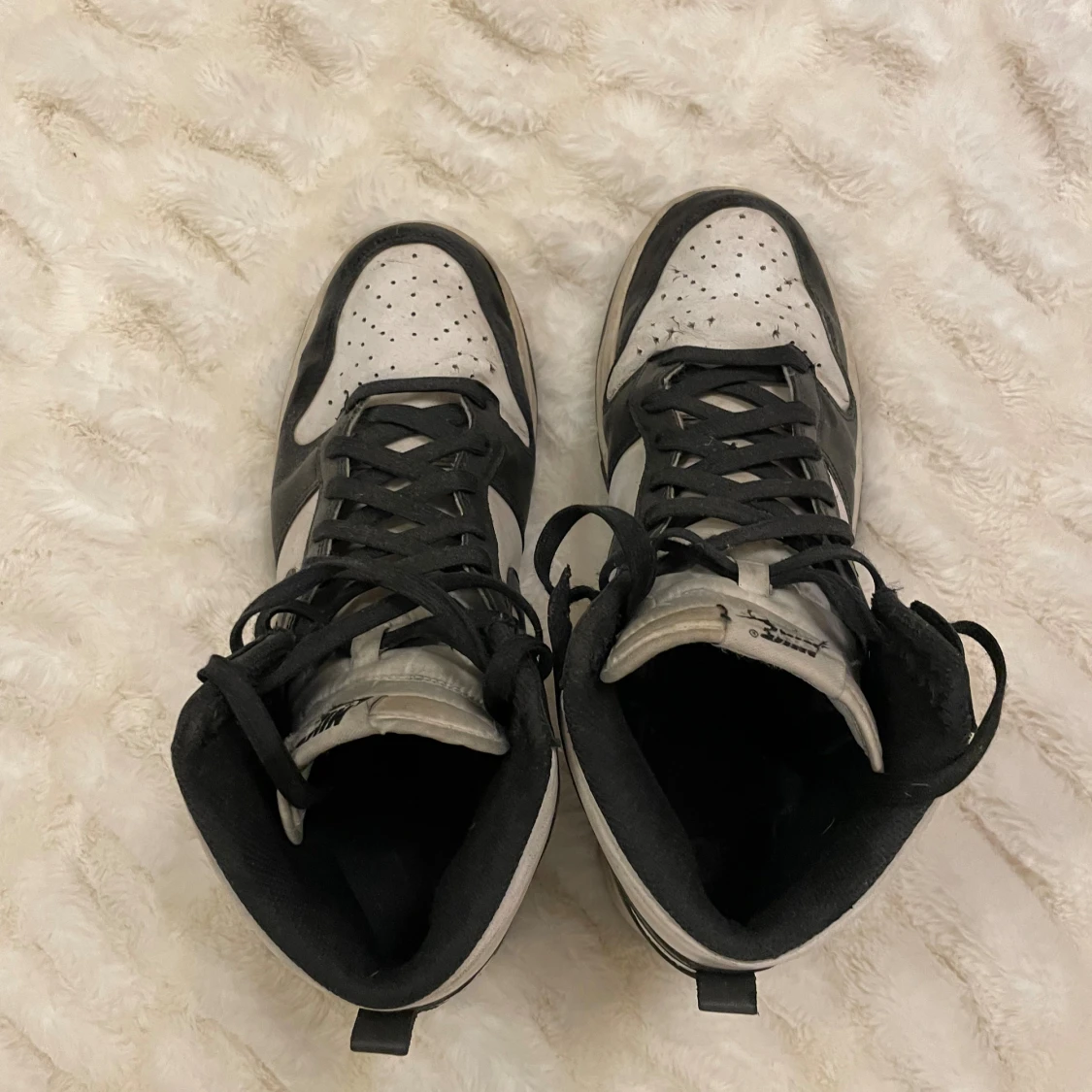 Nike panda dunks High svart/vit sneakers - 2