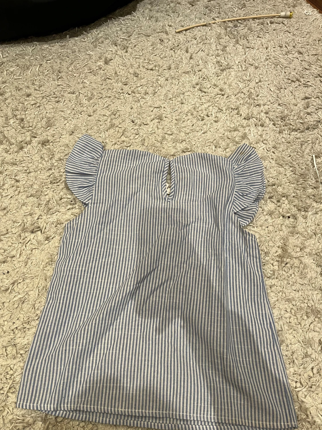 Randig blus med spets från SHEIN - 2