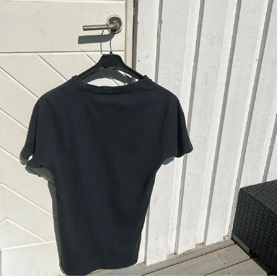 Svart Replay t-shirt med tryck - 1