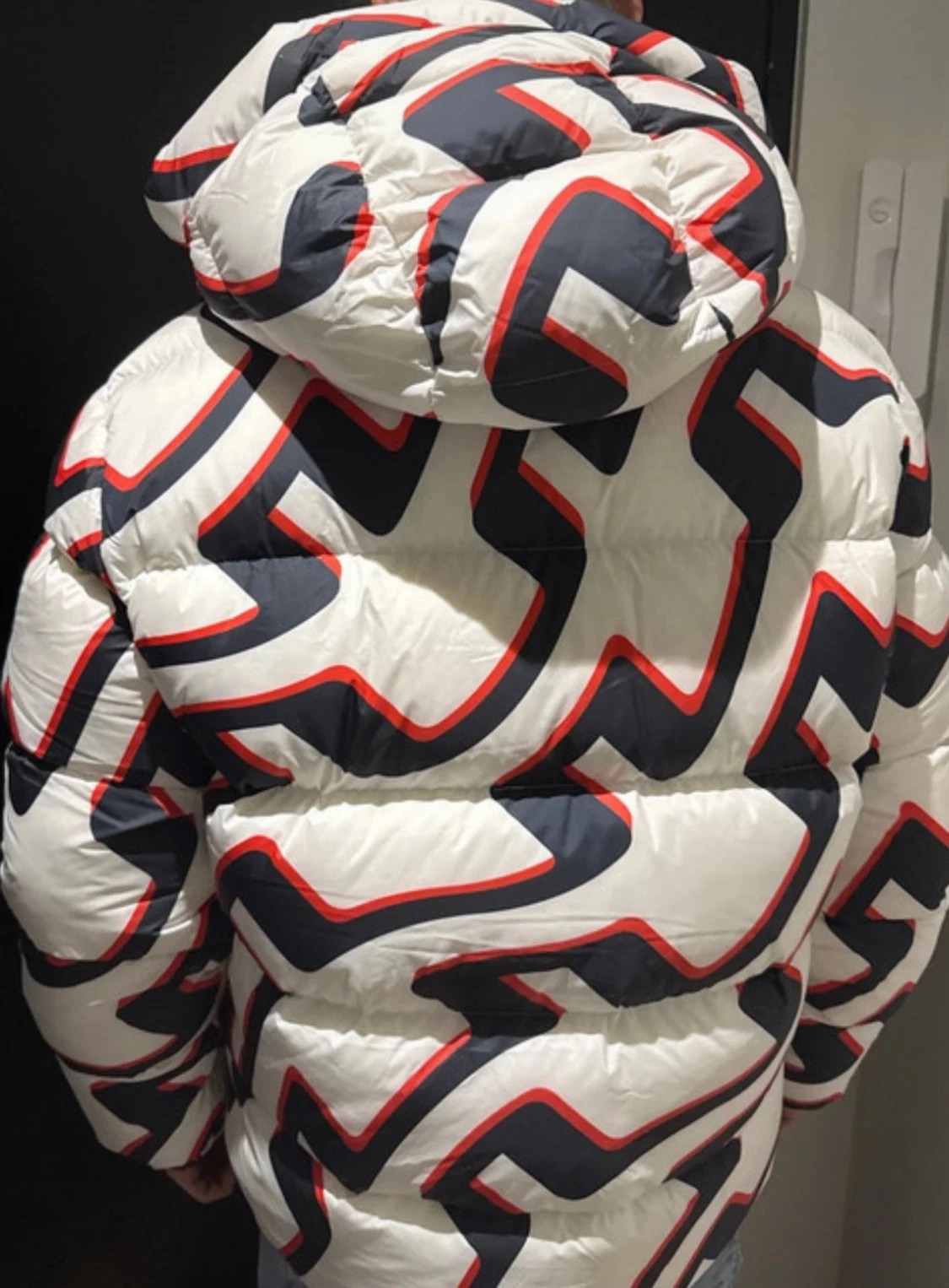 Vit pufferjacka från J.Lindeberg - 2