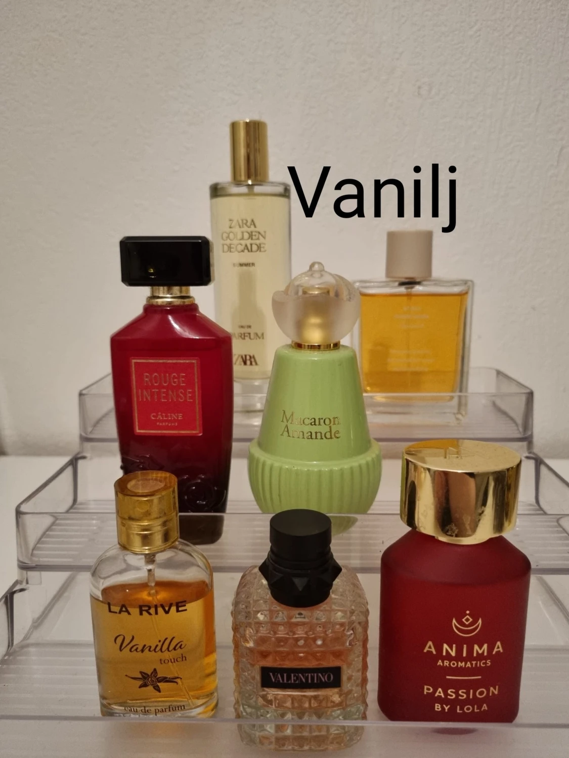 Parfym split Gourmand tester samples vanilla vanilj jul 