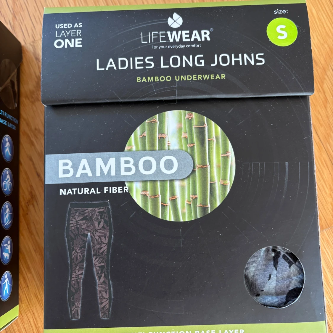 Nytt underställsset i bambu, dam storlek S - 3