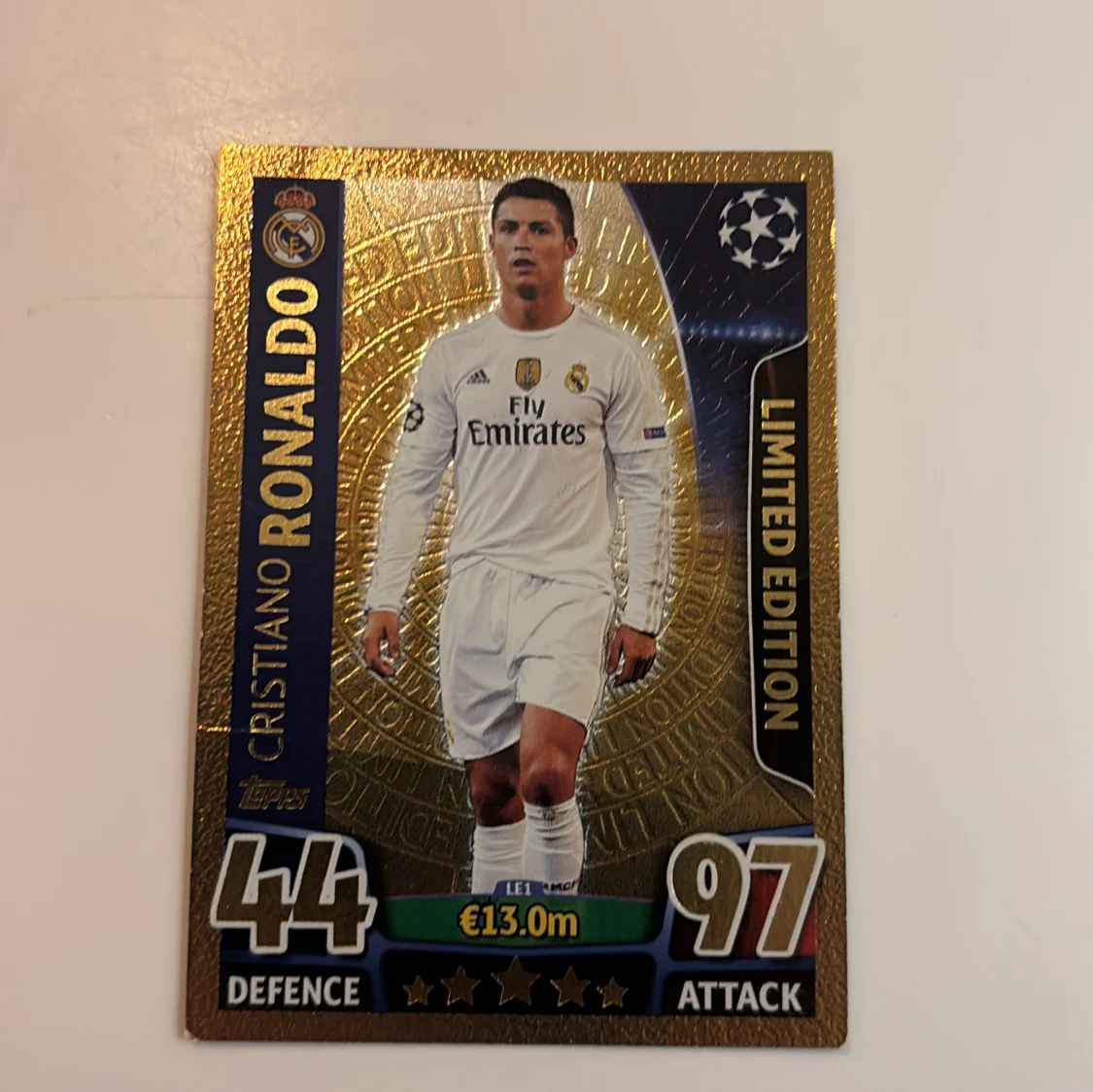 Cristiano Ronaldo Limited Edition Samlarkort - 1