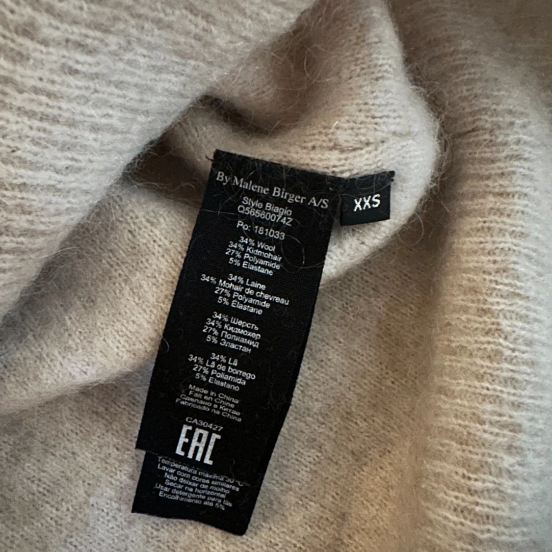 Beige stickad tröja By Malene Birger - 3