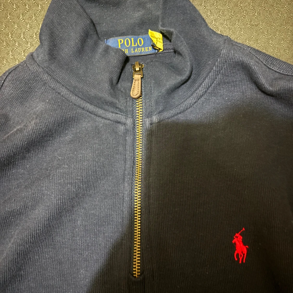 Marinblå half zip från Polo Ralph Lauren - 1