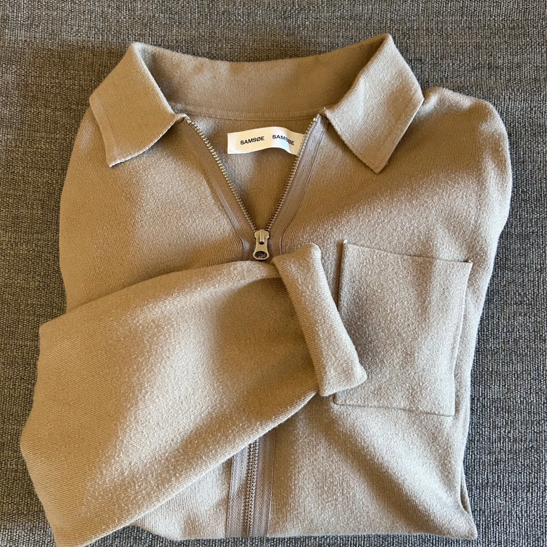 Beige overshirt från Samsøe - 1