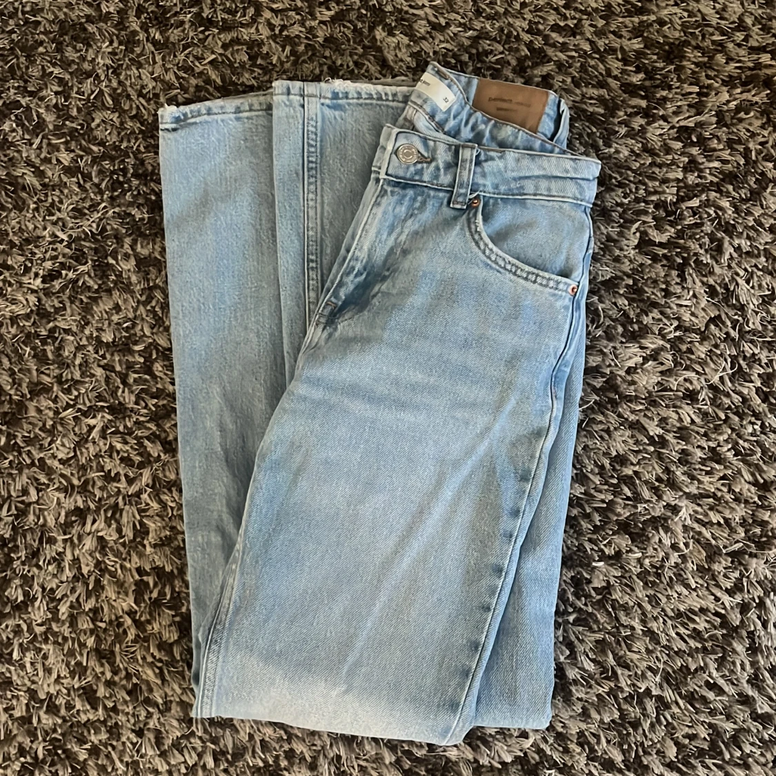 Ljusblåa midwaist jeans 