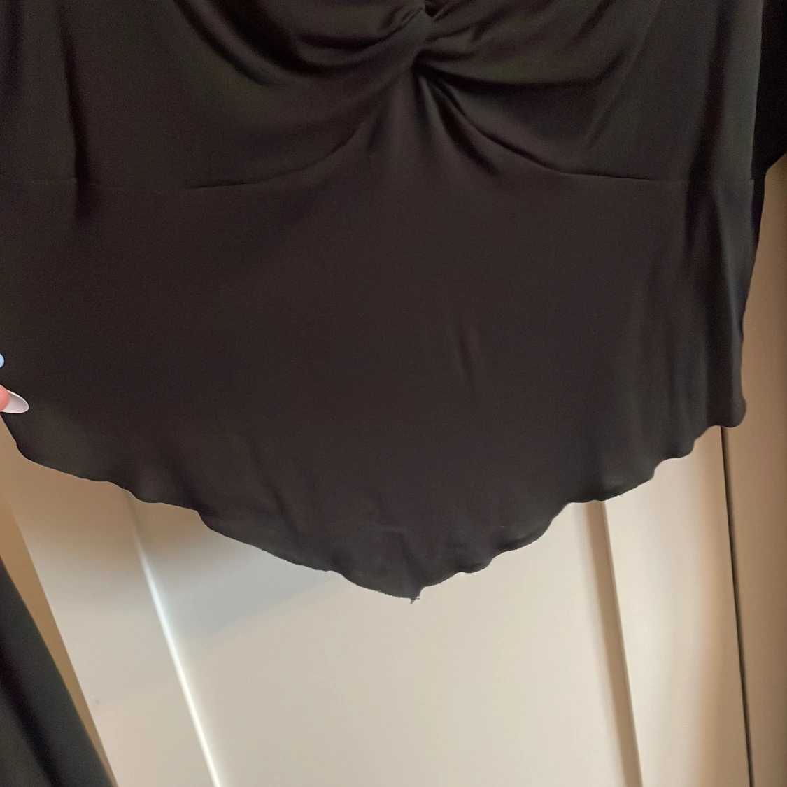 Svart  långärmad topp - 1