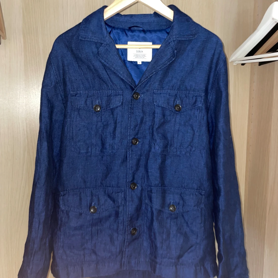 Blå overshirt från Black