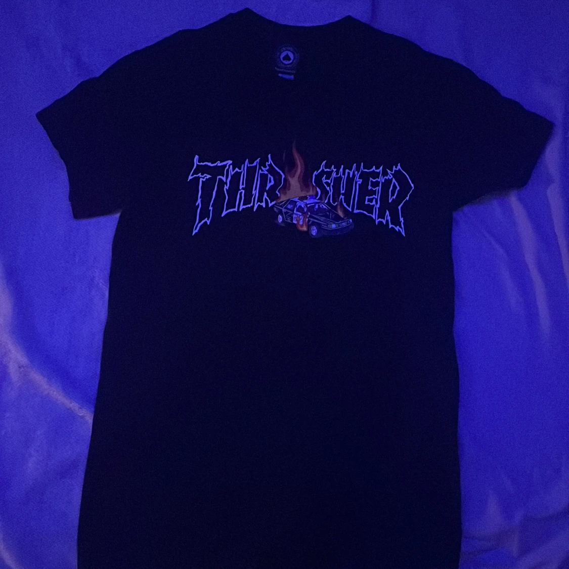 Svart Thrasher t-shirt med tryck