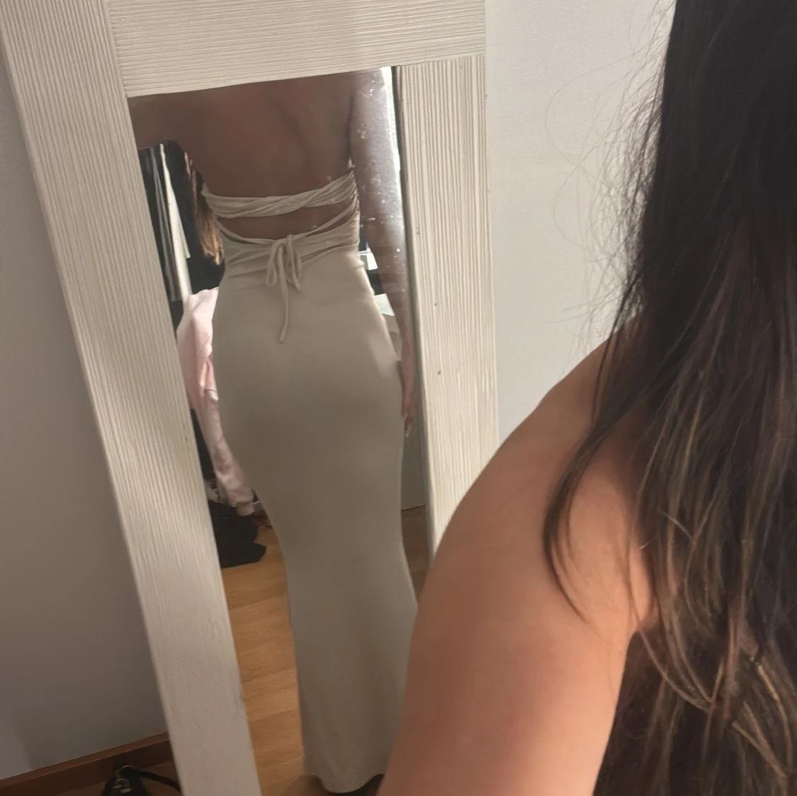 Beige långklänning - 1