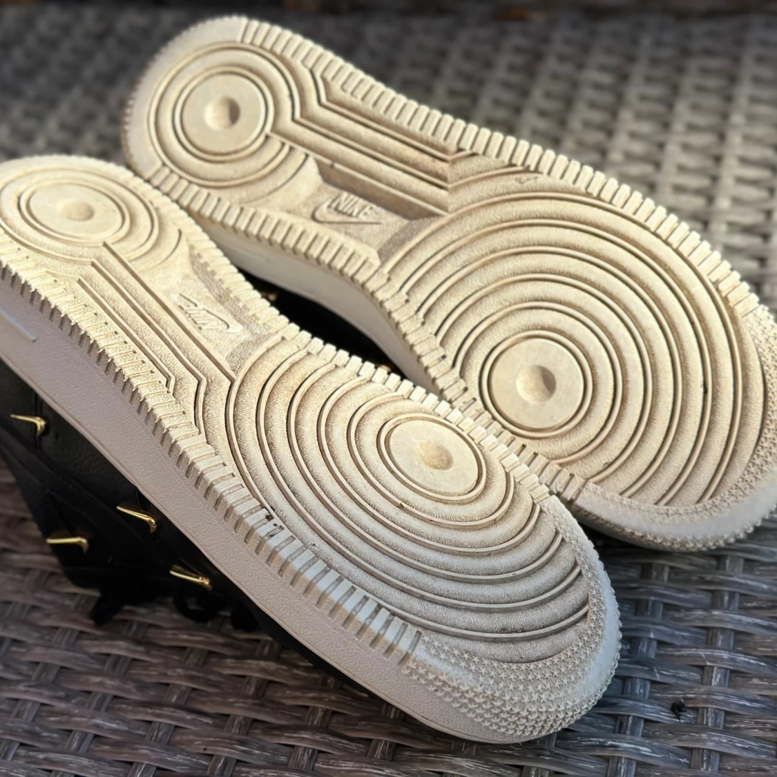 Nike Air Force 1 svart EUR 38 - 4