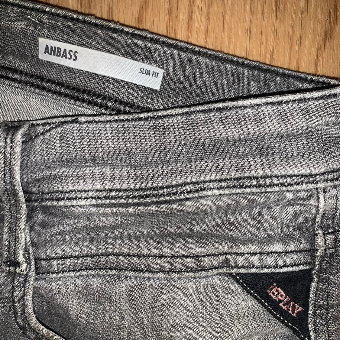 Replay Anbass grå slim jeans 31/32 - 2