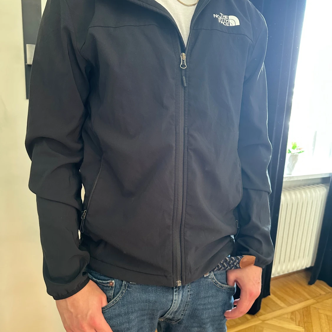 Svart vindjacka från The North Face
