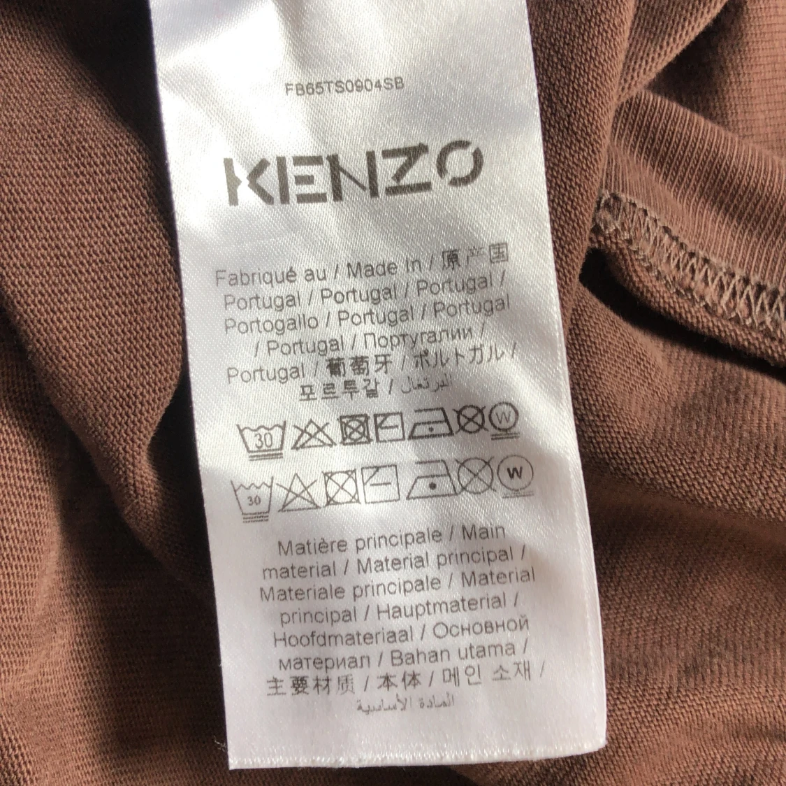 Brun Kenzo t-shirt med tigertryck - 4