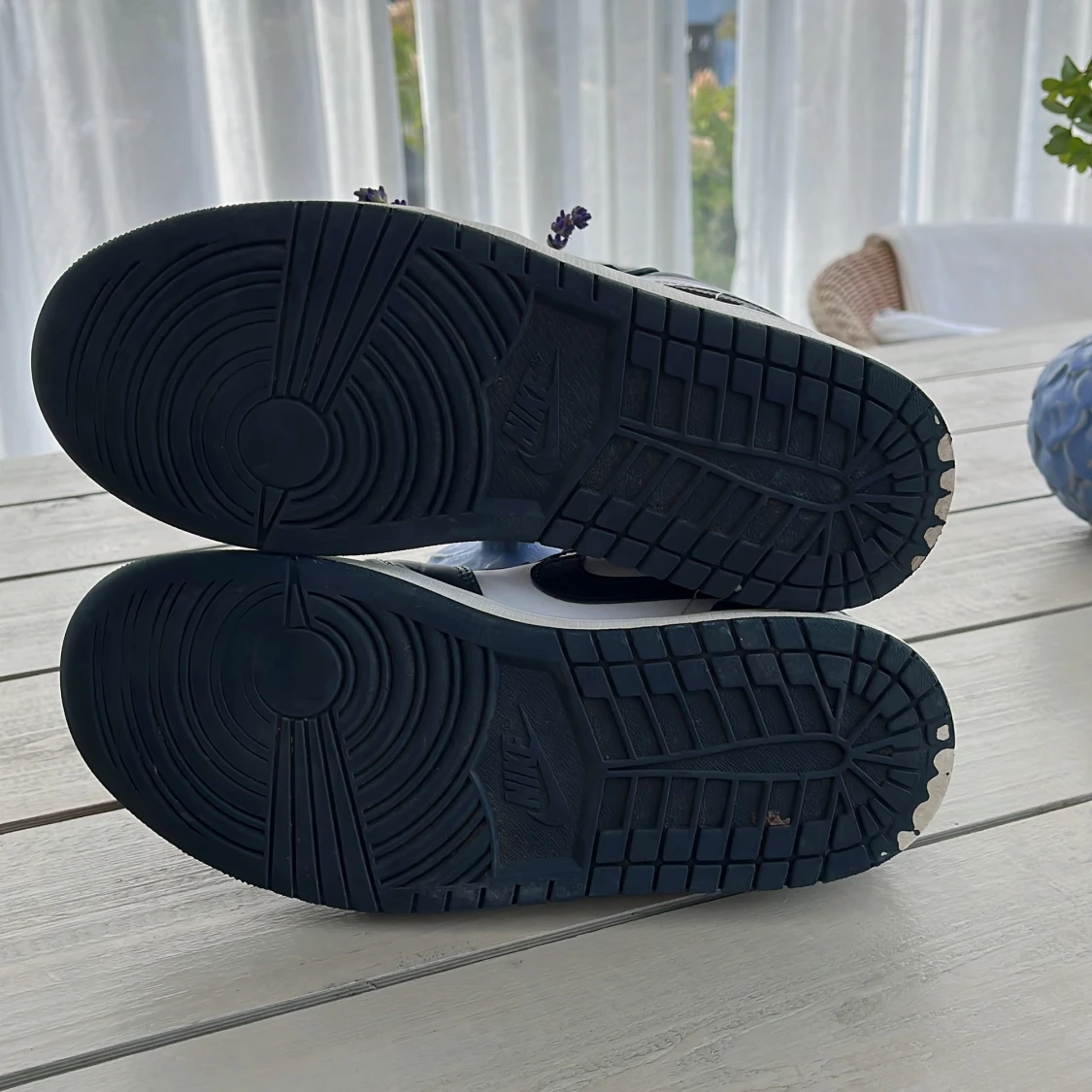 Nike Air Jordan 1 Low marinblå/vit - 2