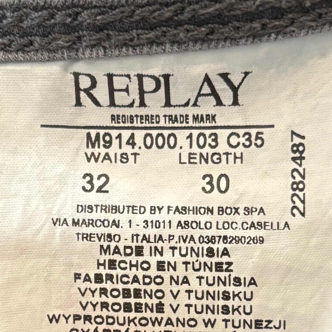 Grå Replay jeans slim fit - 2