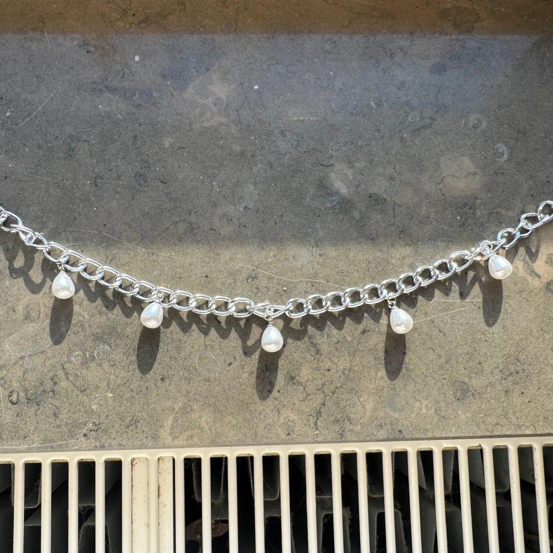 Pärlhalsband Silver - 1