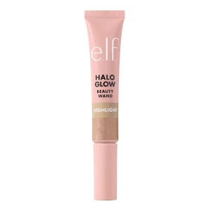 e.l.f. Halo Glow Beauty Wand Highlighter - Flytande highlighter i en smidig rosa tub med applikator. Ger en glowig finish och är perfekt för att framhäva kindben, näsrygg och amorbåge. Färgen är champagneguldig och passar de flesta hudtoner. Enkel att använda för en fräsch look. Testad några gånger! Nypris 119kr