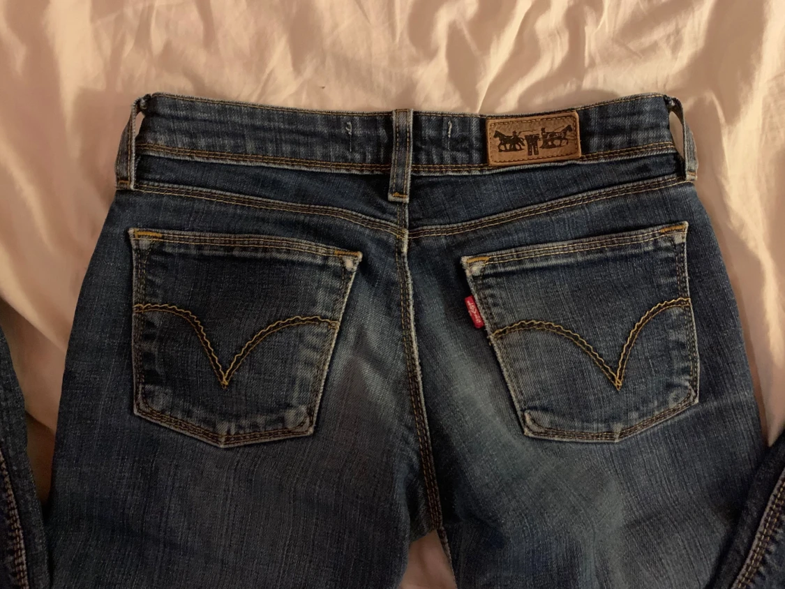 Levi's 572 bootcut jeans blå denim - 1