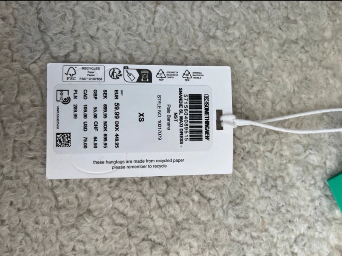 Gul långklänning - 3