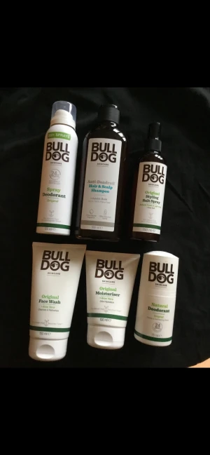 6st Oöppnade Bulldog produkter (se bild) - 6st Oöppnade Bulldog produkter (se bild)