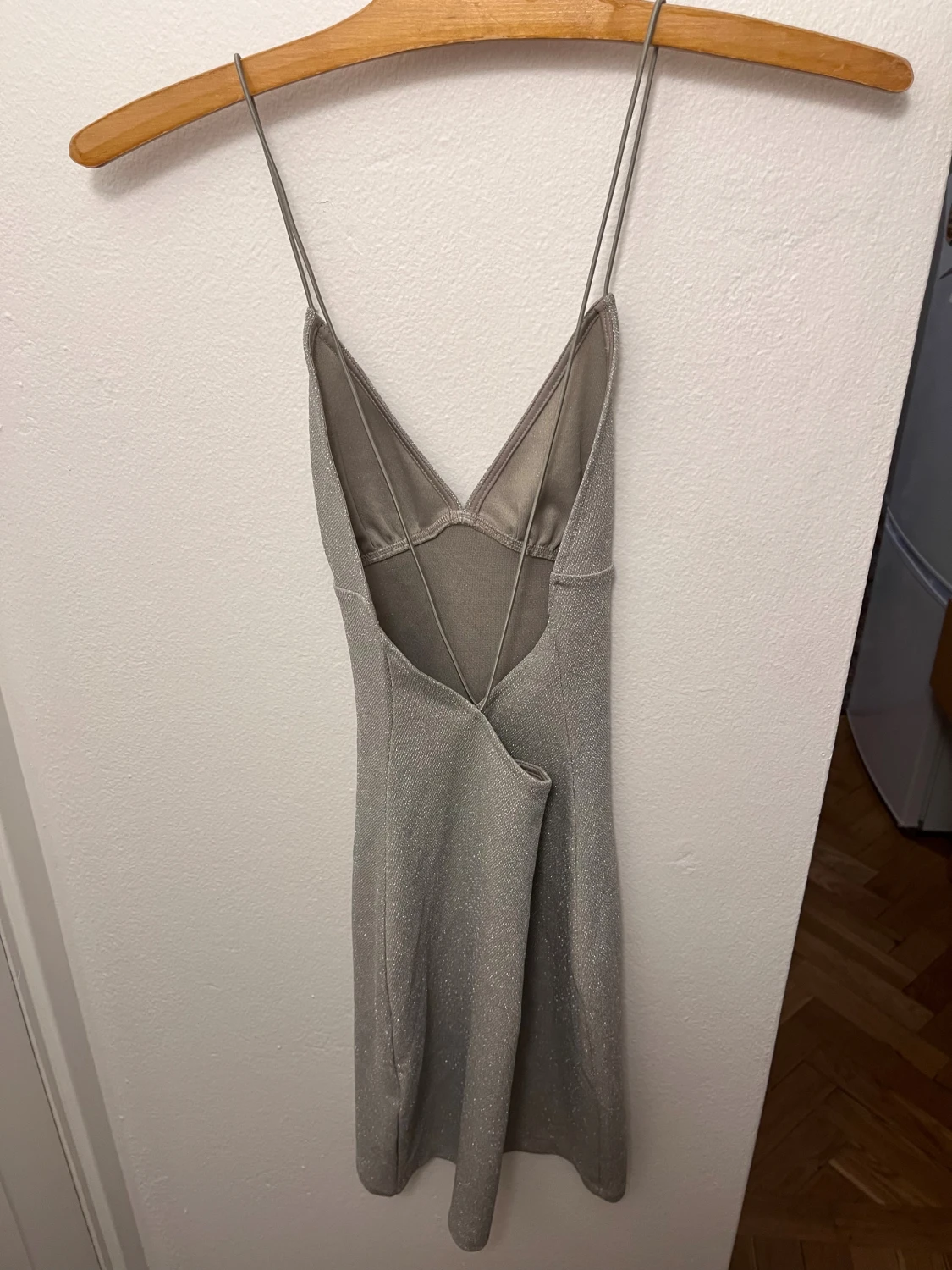 Glittrig silver klänning  - 2