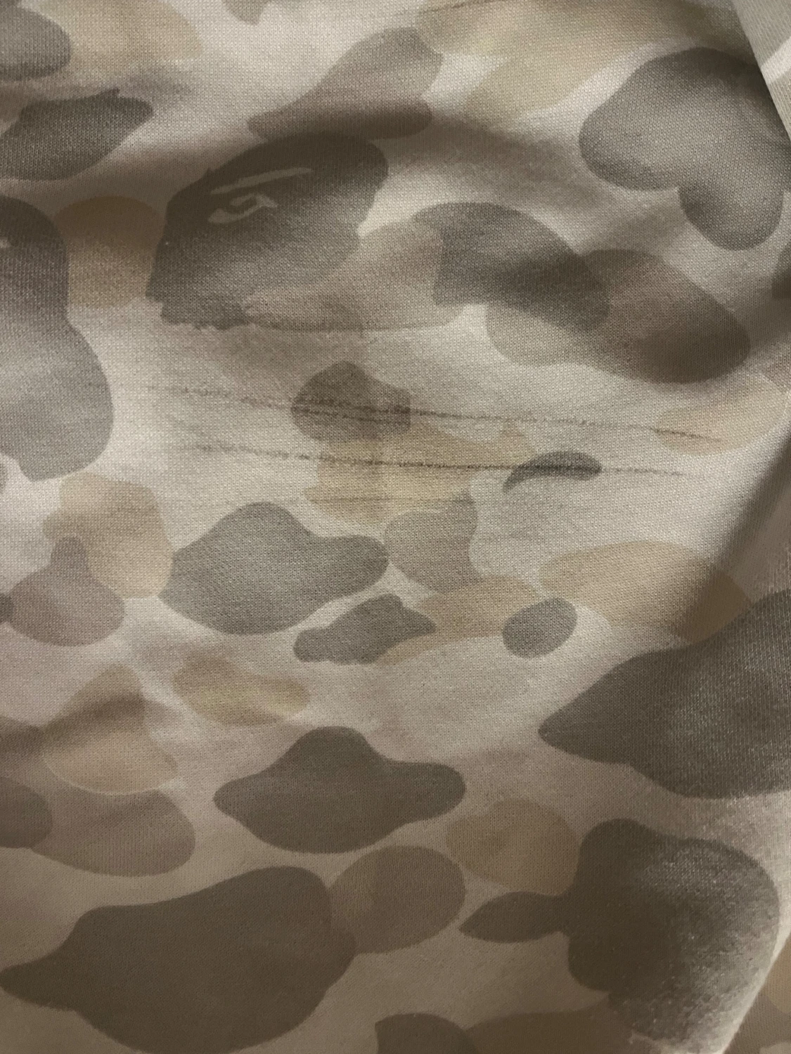BAPE camo shark hoodie med dragkedja - 2