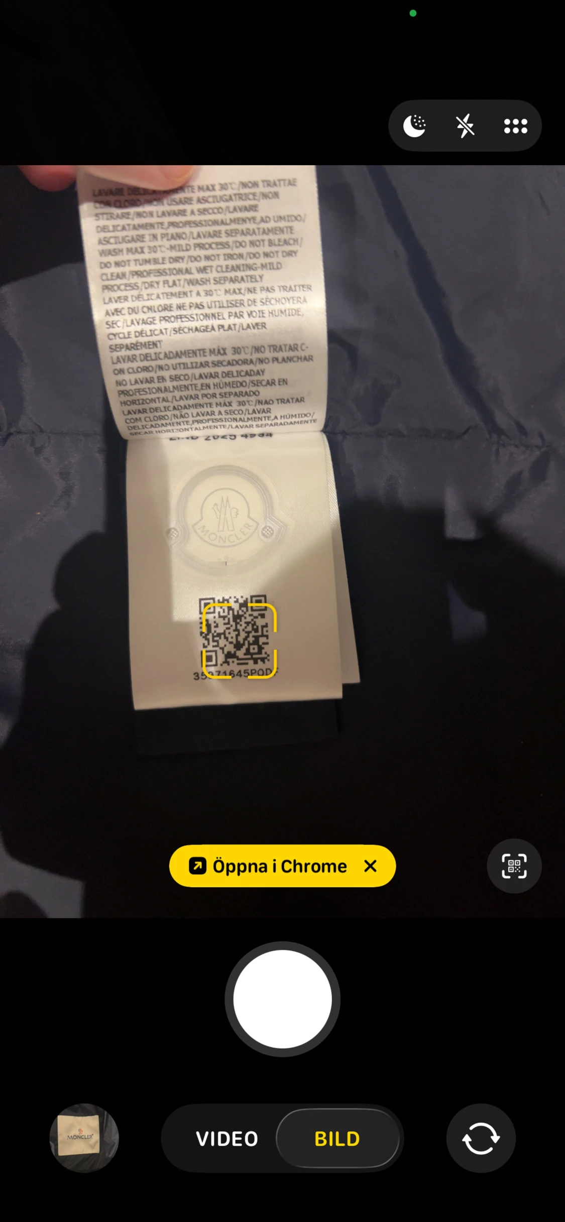 Mörkblå vindjacka från Moncler - 4