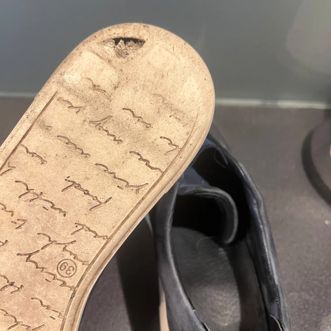 Mörkblå mocka sneakers K-cobler - 3