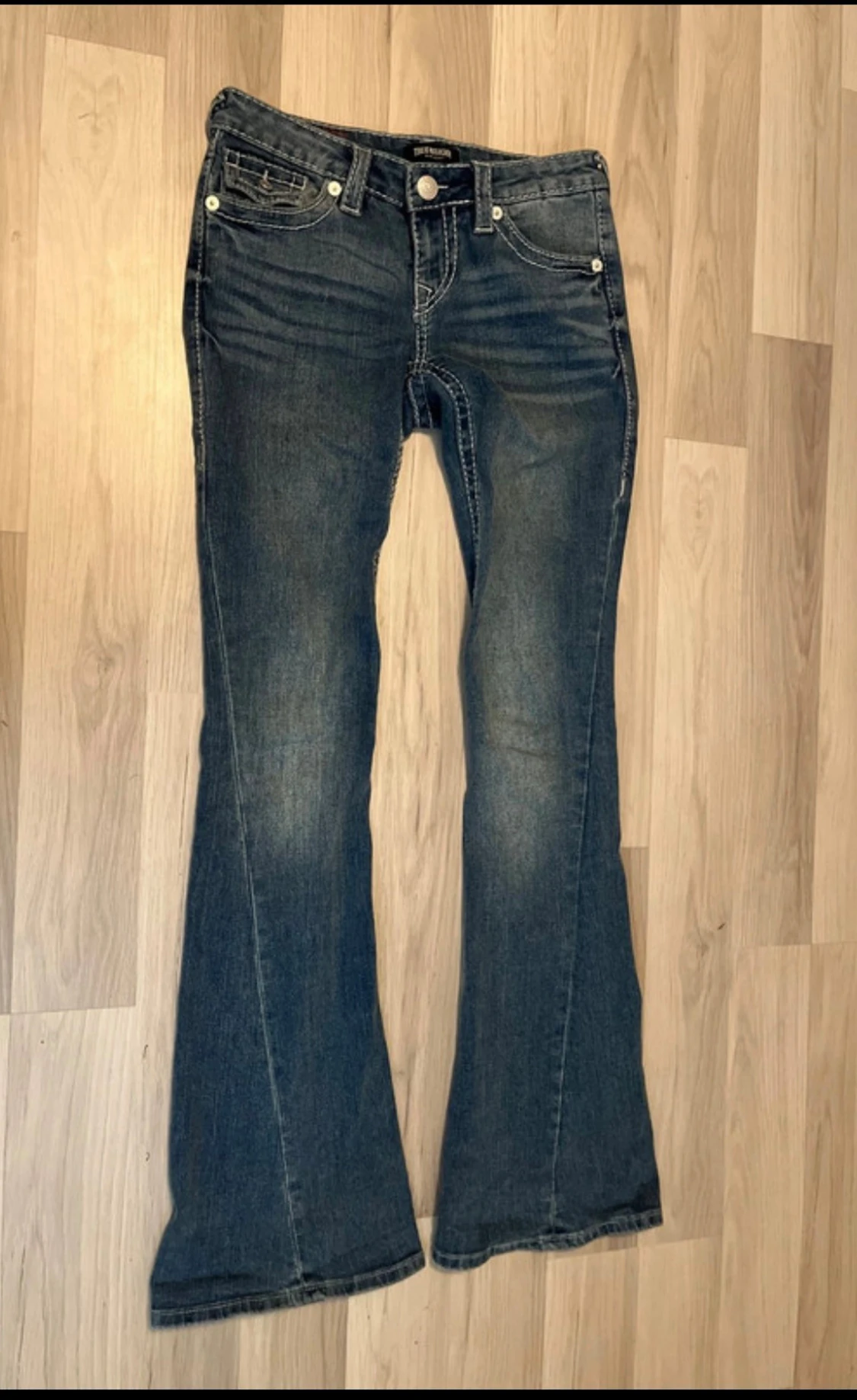 True Religion blå bootcut jeans - 3