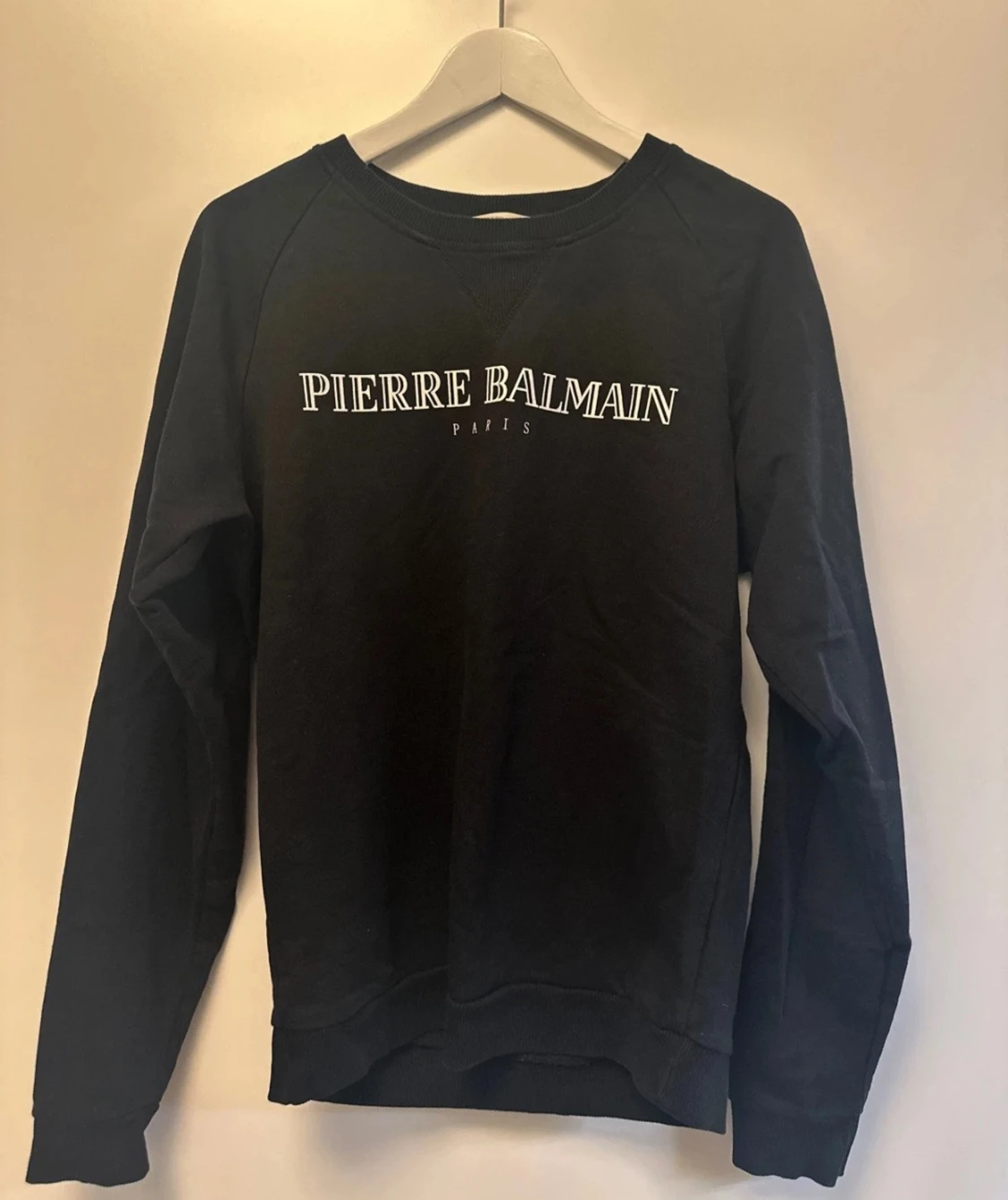 Svart sweatshirt Pierre Balmain