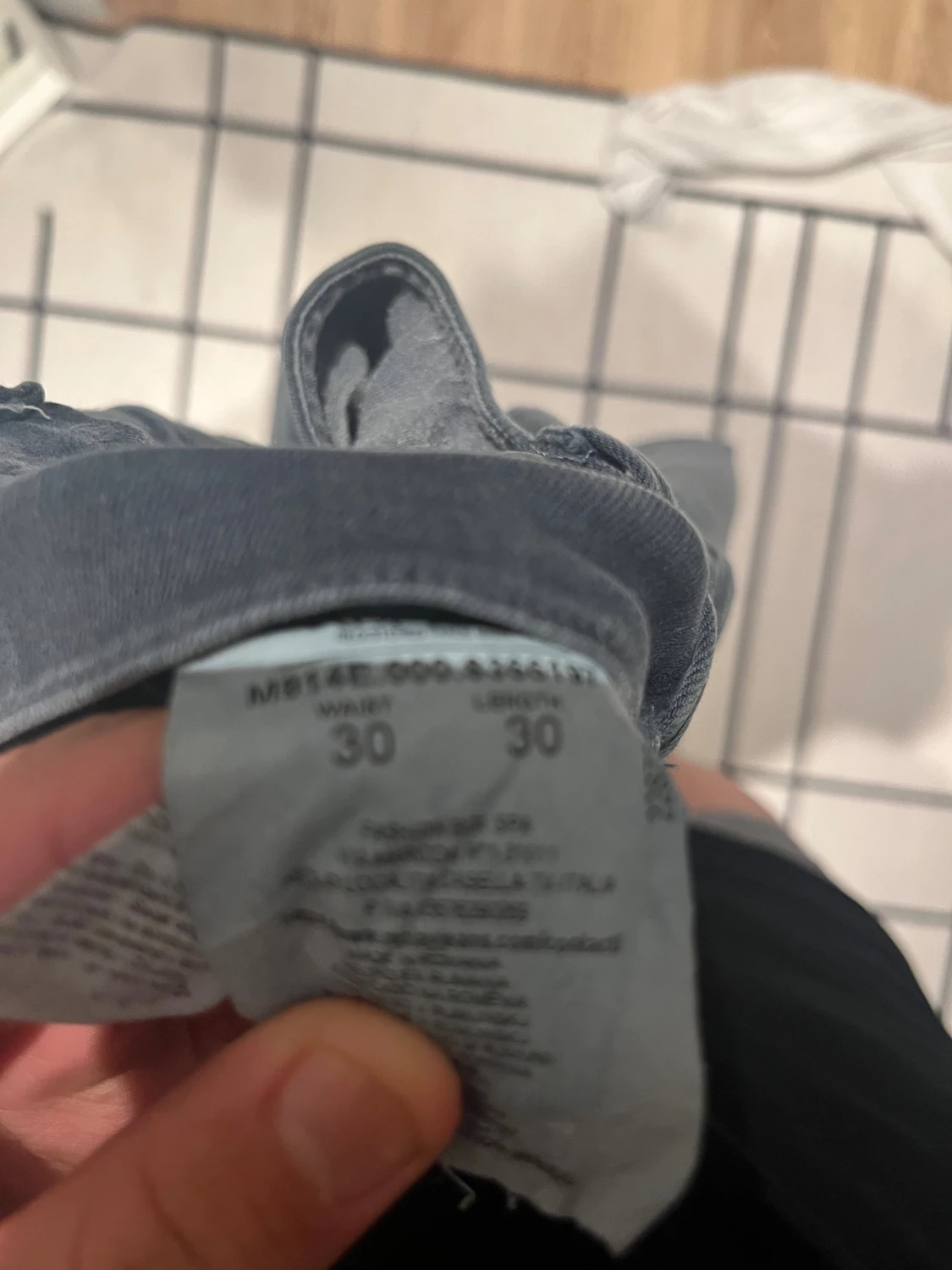 Replay Anbass mörkgrå jeans - 4