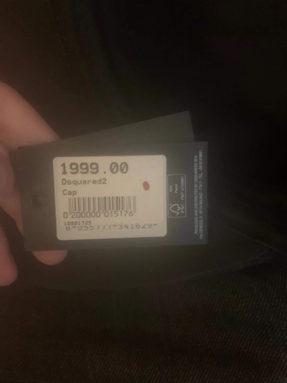 Svart keps från Dsquared2 ICON - 2