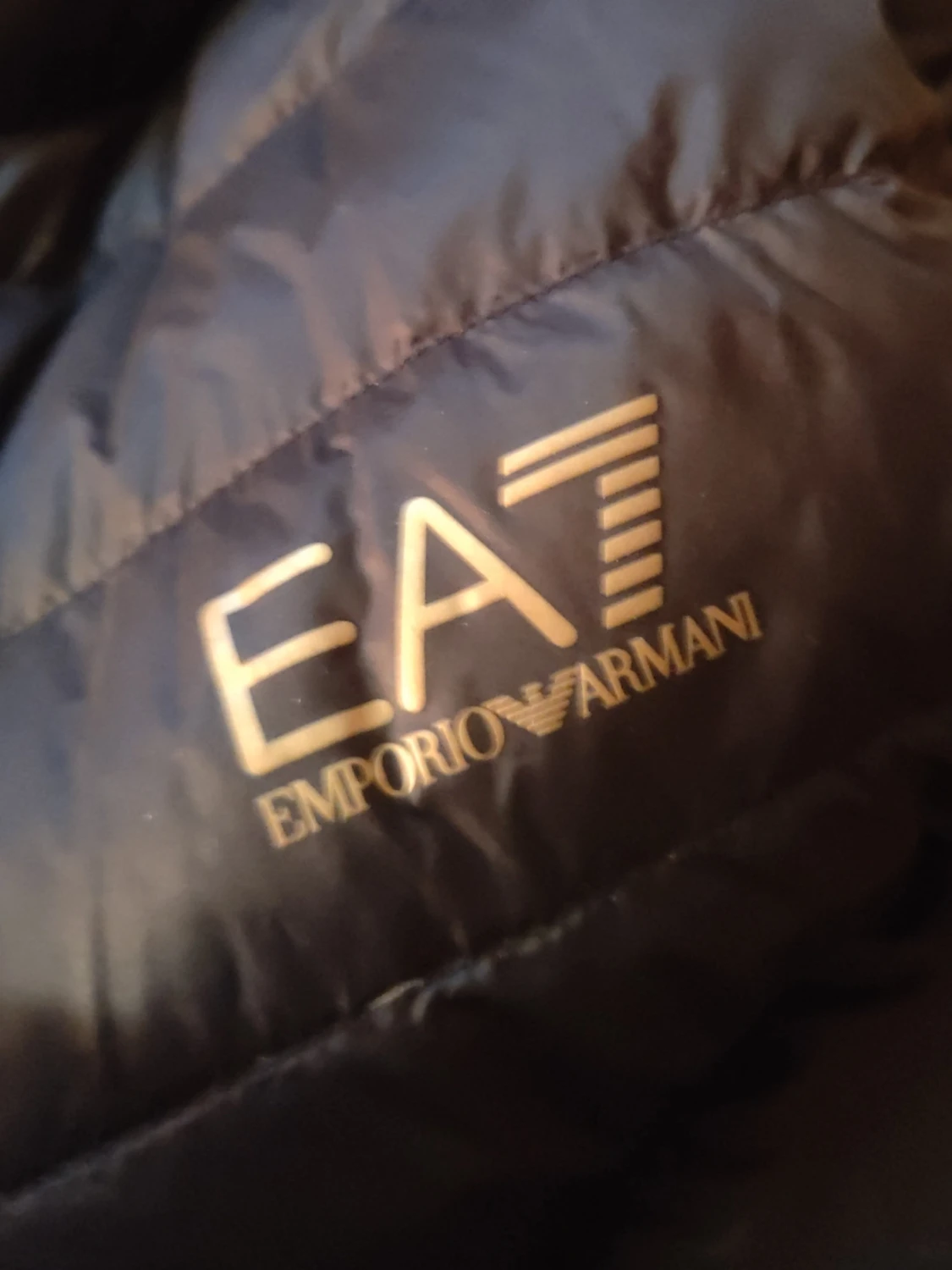 Svart pufferjacka EA7 Emporio Armani - 2
