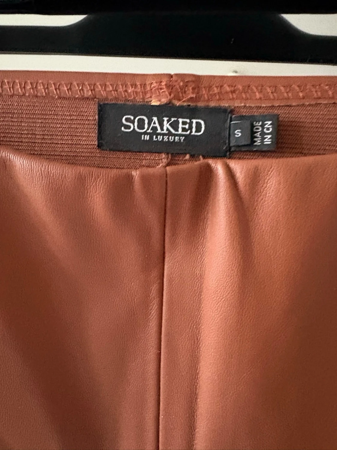 Bruna skinnbyxor från Soaked in Luxury - 2