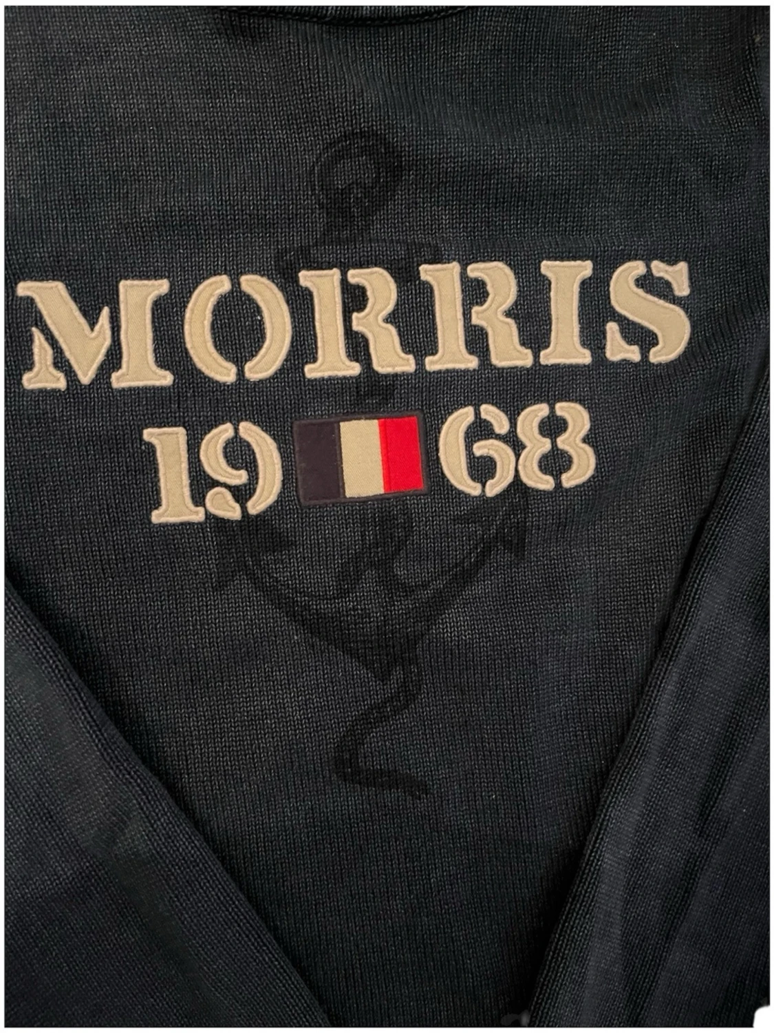 Svart stickad tröja Morris M - 1