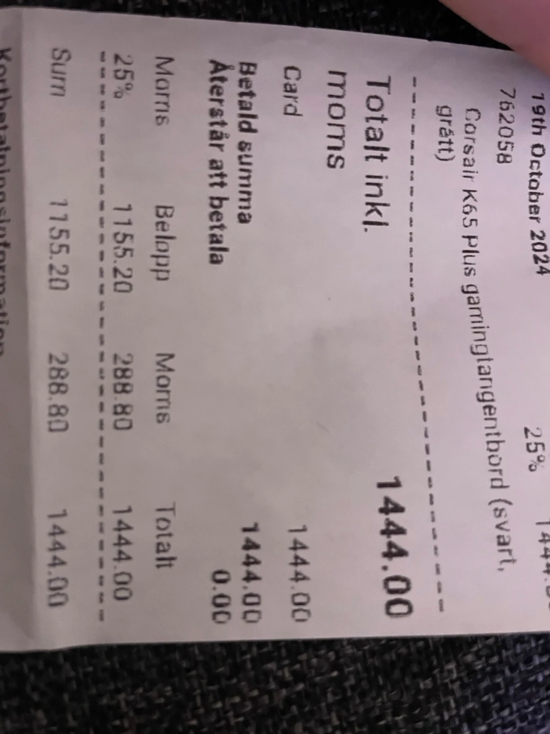 Corsair K65 Plus Wireless - 3