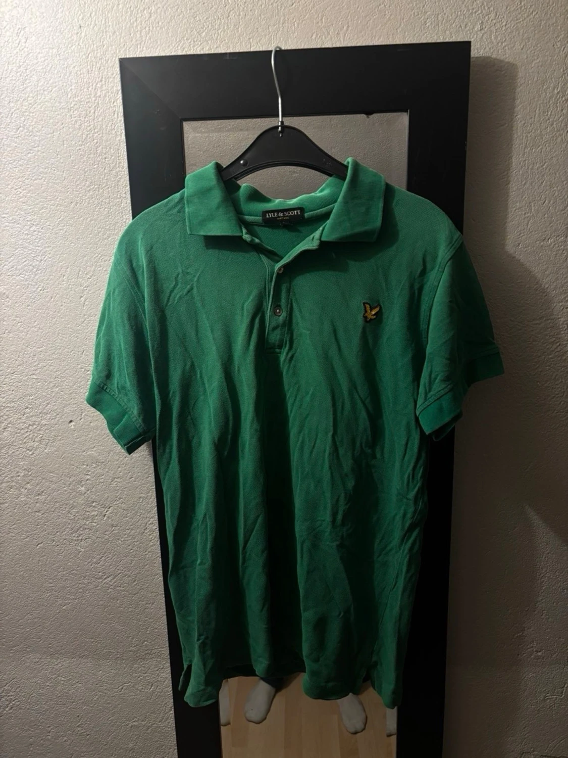 Grön pikétröja från Lyle & Scott