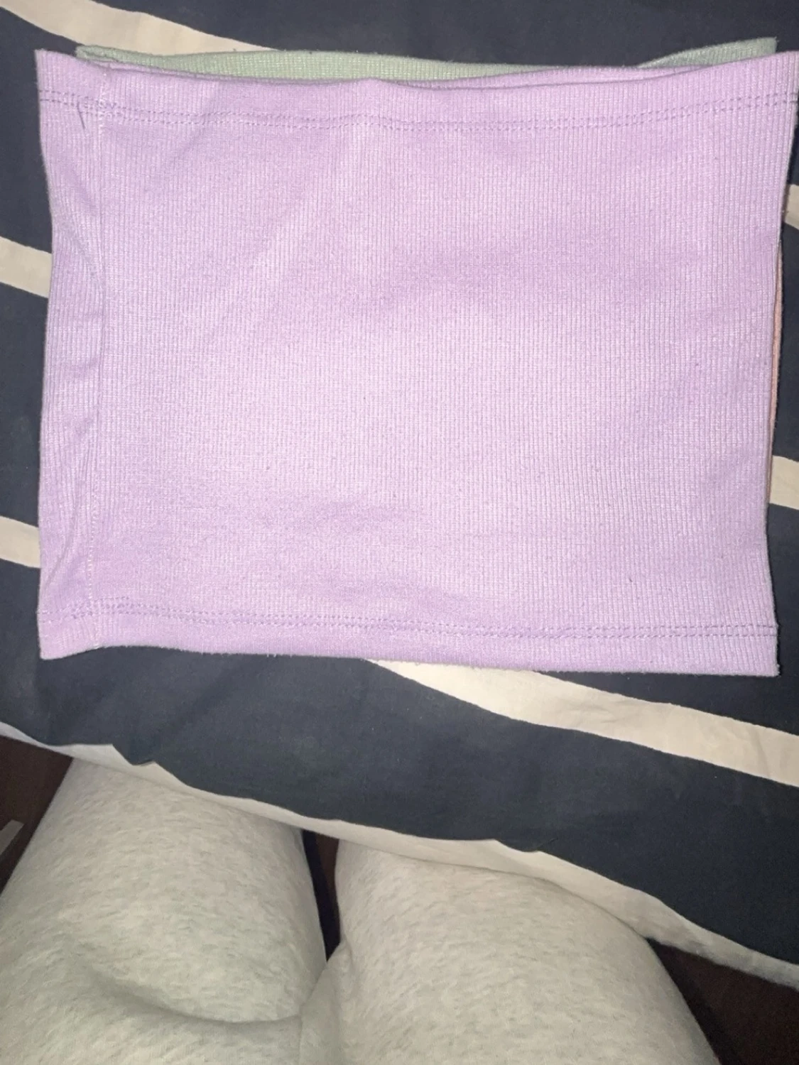 Ljuslila bandeau tubtopp