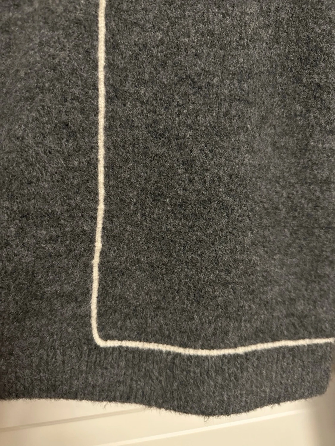 Mörkgrå stickad tröja från Zara - 3