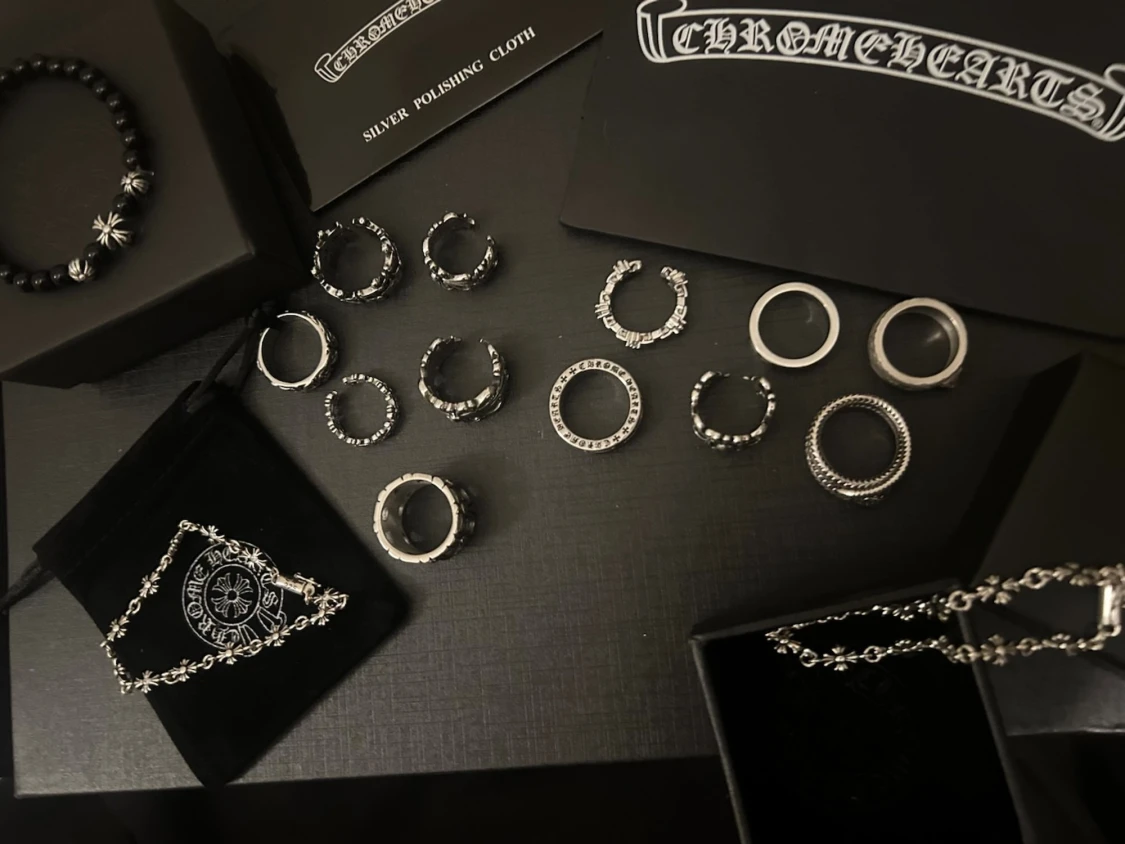 Chrome Hearts Ring Stainless Steele Silver Grisch Cool Streetwear Trendig - 4