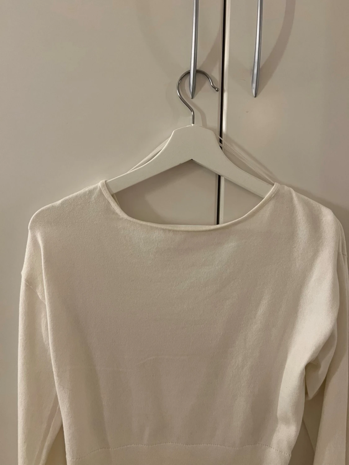 Vit långärmad tröja - 1
