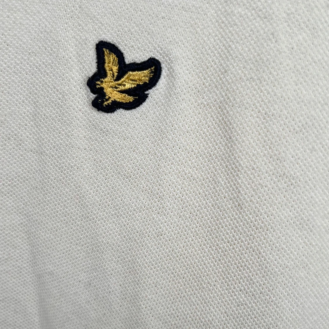 Ljusgul pikétröja från Lyle & Scott - 3