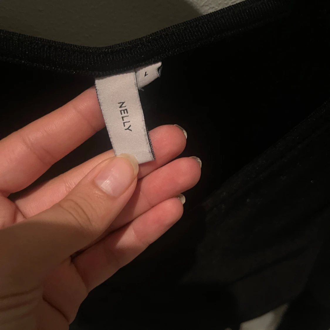 Svart långärmad topp från Nelly - 1