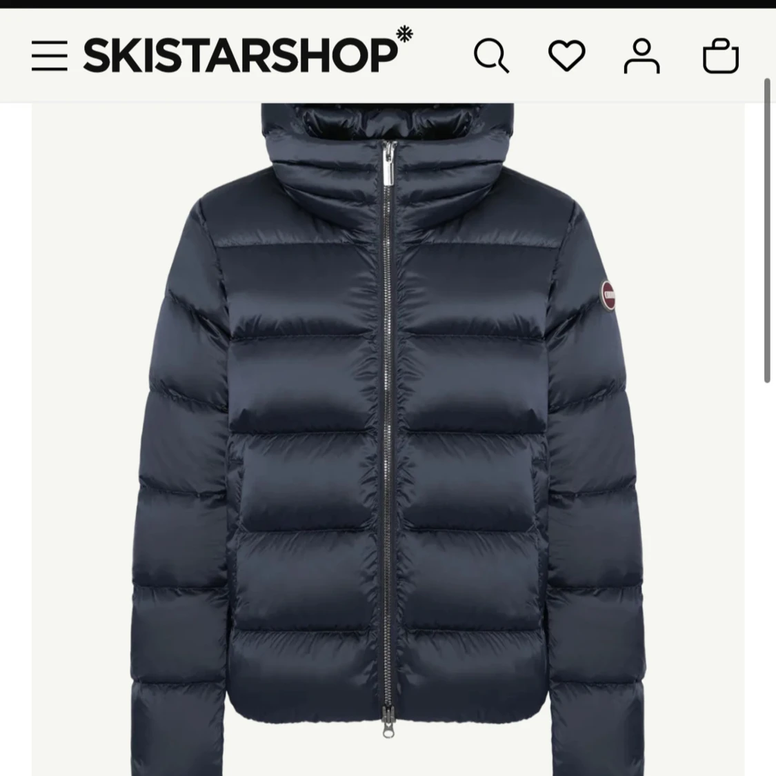 Mörkblå dunjacka från Colmar - 3